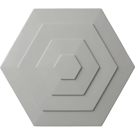 Ekena Millwork Woodruff Ceiling Medallion, Hand-Painted Frost, 23 1/4"OD x 7/8"P CM23WFFRF